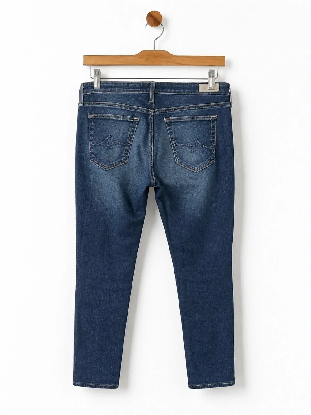 AG ADRIANO GOLDSCHMIED THE LEGGING SUPER SKINNY DARK WASH JEANS 31R